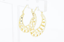 14 Karat Gold Damen Ohrh&auml;nger - 23,2 mm