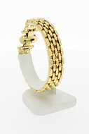 St&auml;bchen armband 14 Karat Gold - 19,8 cm