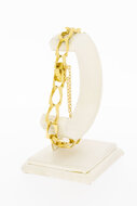 18 Karat Fantasy Panzer Gold Armband- 21,3 cm