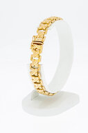 Breites Gliederarmband 585 Gold - 19,1 cm