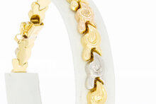 18 Karat Tricolor Gold Armband - 19,9 cm