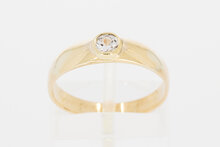 585 Damen Goldring mit Zirkonia - 17,7 mm