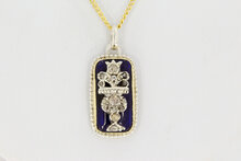 Damen Anh&auml;nger 14 Karat Gold mit Diamant