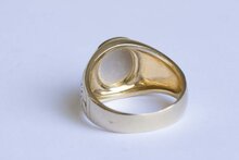 Breiter Statement-Ring aus 14 Karat Gold - 20.7