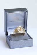 Breiter Statement-Ring aus 14 Karat Gold - 20.7