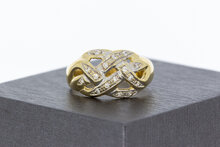 Gold Damenring 14 Karat mit Zirkonia - 17,5 mm