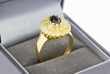 Edelstein Ring Damen 750 Gold - 18,5 mm