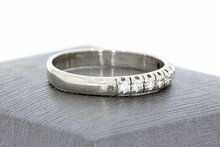 18 Karat Wei&szlig;gold ring mit Diamant - 18,9 mm