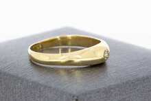 Diamantring 14 Karat Gold - 18.3 mm