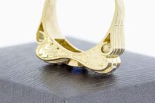 14 Karat Edelstein Goldring - 17,9 mm