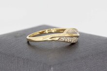 14 Karat Diamant Ring Damen - 17,7 mm