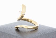 14 Karat geschwungene Goldring - 18,2 mm