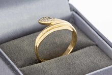 14 Karat Damen Ring mit Diamant - 17,5 mm