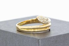 14 Karat Damen Ring mit Diamant - 17,5 mm