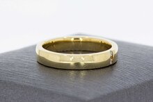14 Karat Diamant Goldring - 16,2 mm