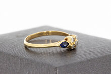Edelstein Ring 14 Karat Gold - 17,3 mm
