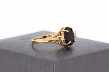 Saphir Marquis Ring 14 Karat Gold - 16,9 mm