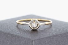 14 Karat Gold Diamantring - 19,9 mm