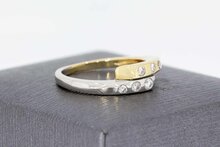 14 Karat Diamant Gold Ring - 16,7 mm