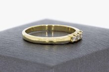 14 Karat Gold Diamant Vorsteckring - 16,6 mm
