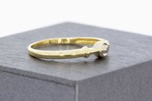 14 Karat Gold Diamantring - 17,7 mm
