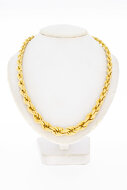 Kordel Goldkette 18 Karat - L&auml;nge 46 cm