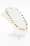 Milaneser Damen Goldkette 14 Karat - 42,2 cm
