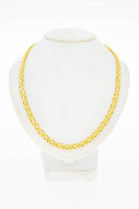 Flache K&ouml;nigskette 18 Karat Gold - 60,7 cm