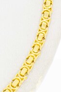 Flache K&ouml;nigskette 18 Karat Gold - 60,7 cm