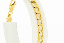 18 Karat Gold Panzerarmband - 19,1 cm
