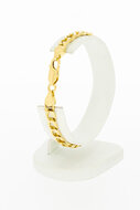 18 Karat Gold Panzerarmband - 19,1 cm