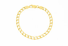 18 Karat Gold Panzerarmband - 19,1 cm
