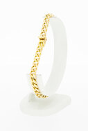 Panzer-Armband aus 18 Karat Gold - 22,3 cm