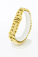 Breites Armband 18 Karat Gold - 23 cm