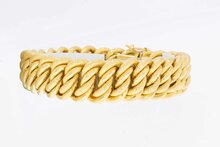 18 Karat breites Gold Armband - 20,4 cm