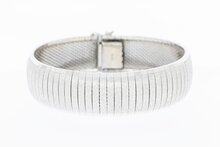Breites Wei&szlig;gold Armband 18 Karat - 19,1