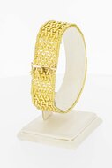 18 Karat breites Goldarmband - 20,3 cm