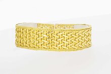 18 Karat breites Goldarmband - 20,3 cm