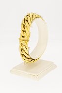 Breites Panzer Armband 18 Karat - 21,7 cm