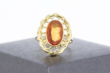 Spinellring aus 14 Karat Gold - 16 mm