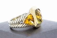 18 Karat Kombination Citrin Ring - 16.9
