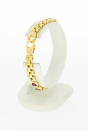 Herzarmband 750 Gelbgold &ndash; 18,5 cm