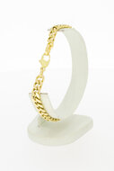 Panzerarmband 14 Karat Gold - 21 cm