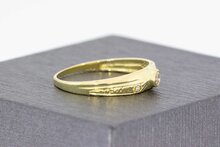 Solit&auml;rring aus 585 Gold mit Zirkonia - 17,7 mm