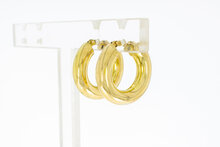 Gold Creolen 18 Karat - Durchmesser 2 cm