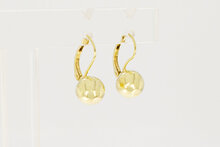 14 Karat gelb Gold Kugel Ohrh&auml;nger - 1,7 cm