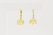 14 Karat gelb Gold Kugel Ohrh&auml;nger - 1,7 cm