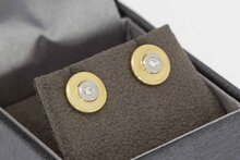 14 Karat Goldene Diamant Ohrstecker