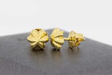 14 Karat gelb goldene Knopf Ohrstecker - 0,7 cm
