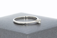 375 Wei&szlig;gold Solit&auml;rring &ndash; 15,1 mm
